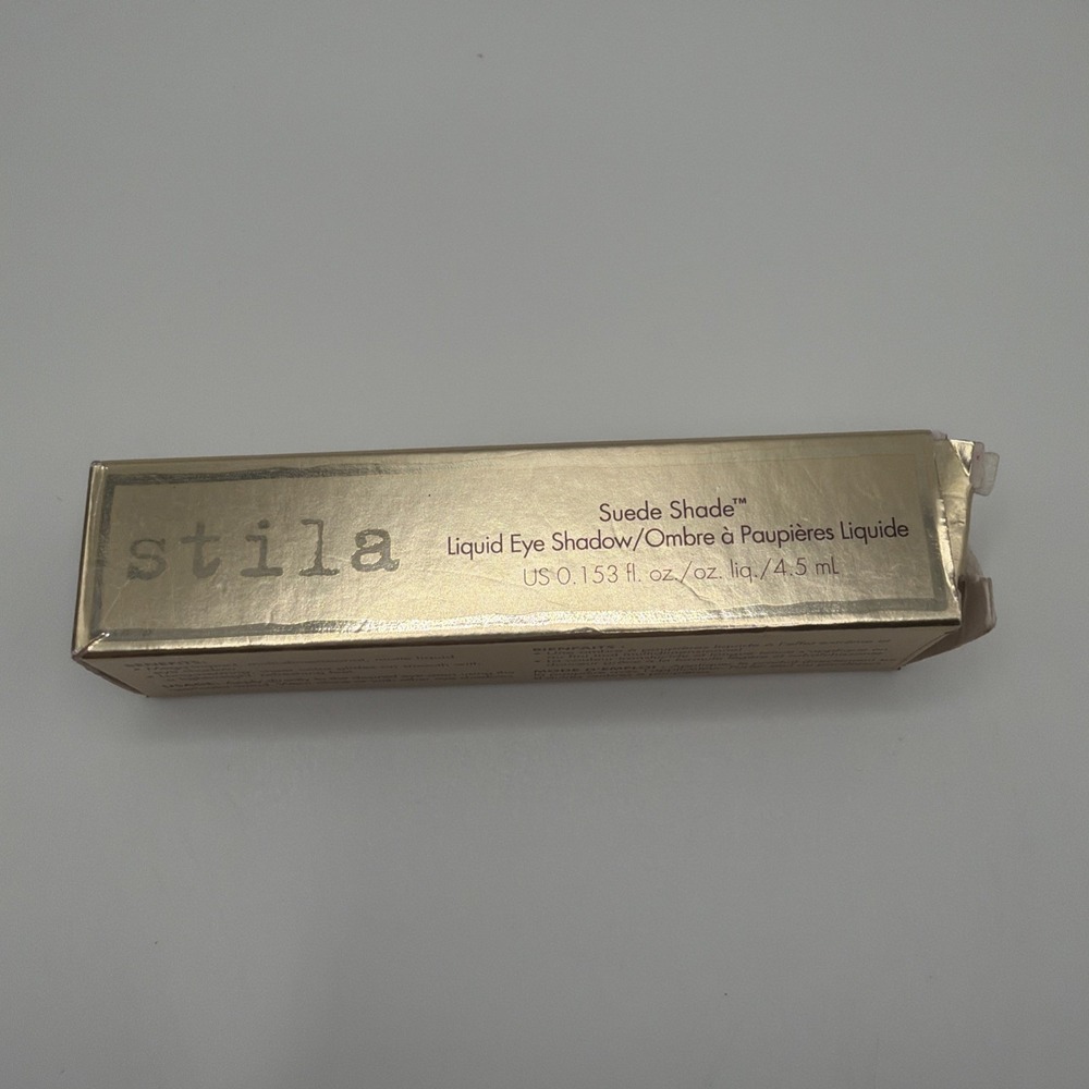 Stila Suede Shade Sheer‎ Pewter Liquid Eye Shadow 4.5mL New